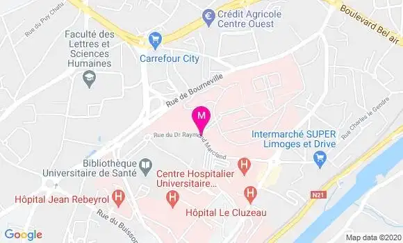 Localisation Dr Karine Eymar