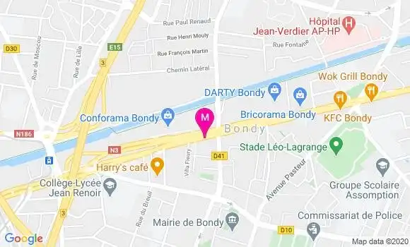 Localisation Dr Eliane Krimphoff Proca