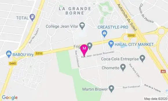 Localisation Dr Nicolas Bertho