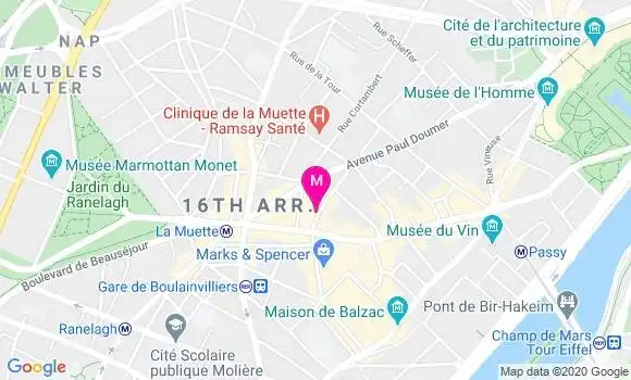 Localisation Dr Maxime Chahim