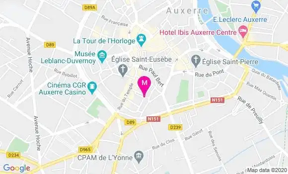 Localisation Dr Sigrid Taviot