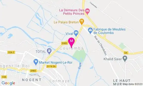 Localisation Dr Virginie Lang