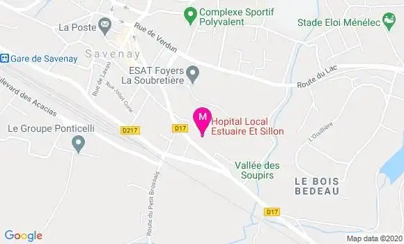 Localisation Dr Patrick Aubry