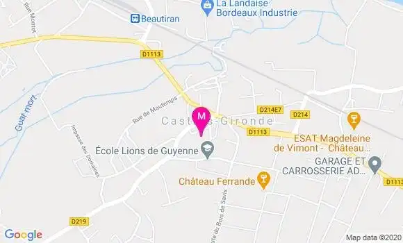 Localisation Dr Claire De Warren
