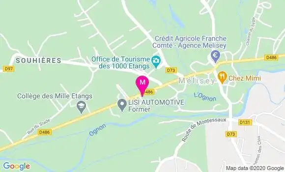Localisation Dr Pascale Lavisse