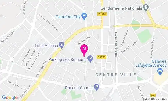 Localisation Dr Claire Mermillod