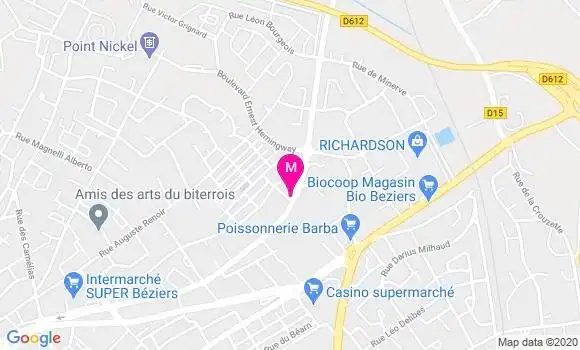 Localisation Dr Jean Luc Raynaud