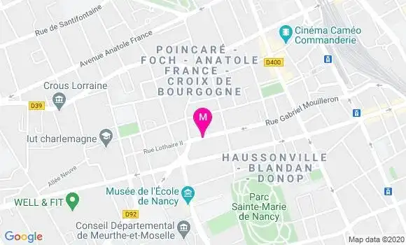 Localisation Dr Nadine Bertoni