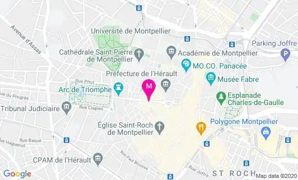 Localisation Dr Brigitte Rimlinger Abbar
