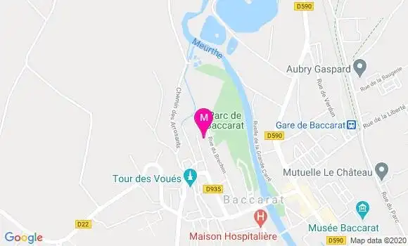 Localisation Dr André Courvoisier