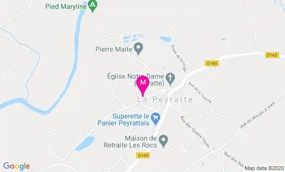 Localisation Dr Corine Arcourt