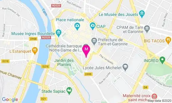 Localisation Dr Sabine Fabre