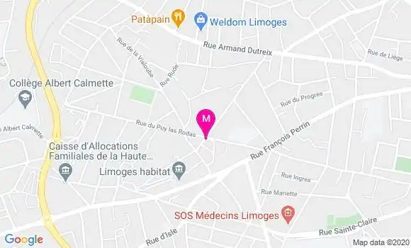 Localisation Dr Philippe Yelsch
