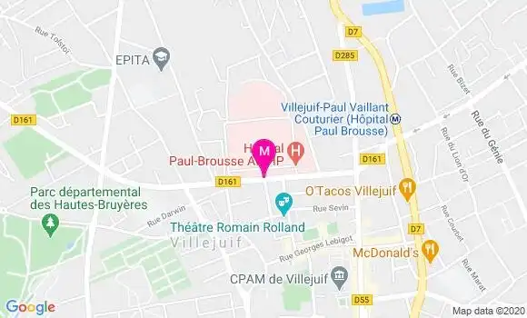 Localisation Dr Alain Fornieles