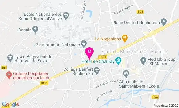Localisation Dr Jean Pascal Gondran