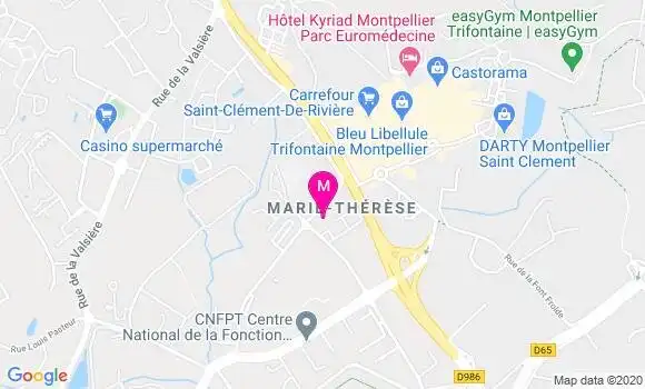Localisation Dr Corinne Lortal Montel