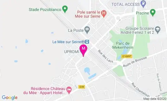 Localisation Dr Magali Martinoa Osselin