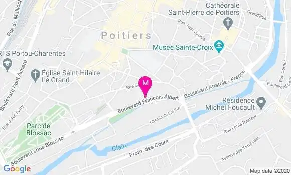 Localisation Dr Christine Sauvage Lawton