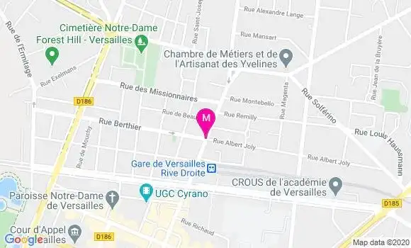 Localisation Dr Martine Carpentier