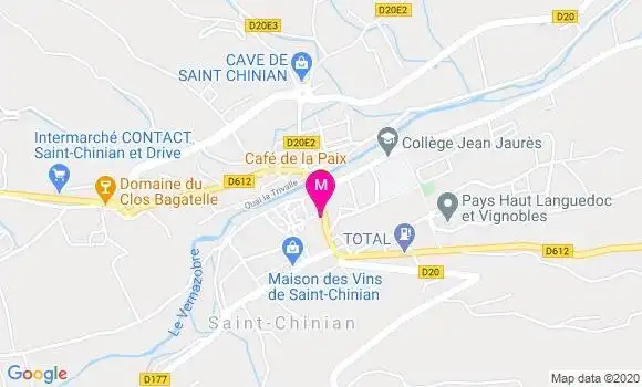 Localisation Dr Bruno Enjalbert