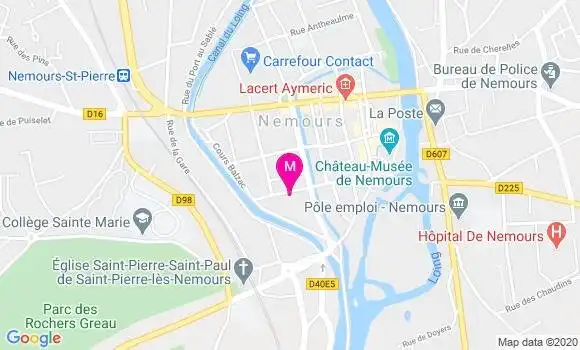 Localisation Dr Jacques Raveleau