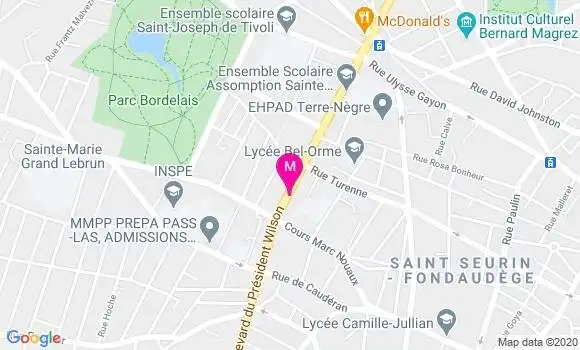 Localisation Dr Odile Bailly Fournet