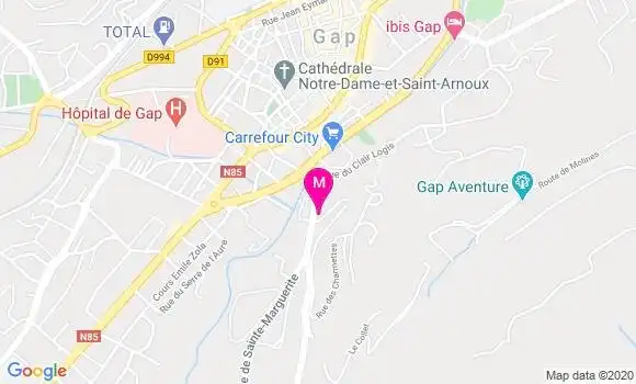 Localisation Dr Jean Luc Lebrun