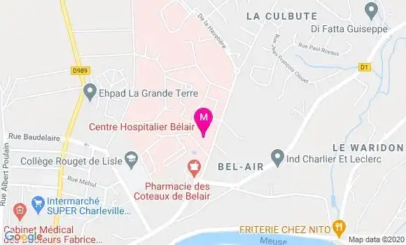 Localisation Dr Brigitte Cellier