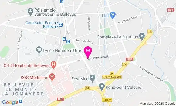 Localisation Dr Isabelle Laurent