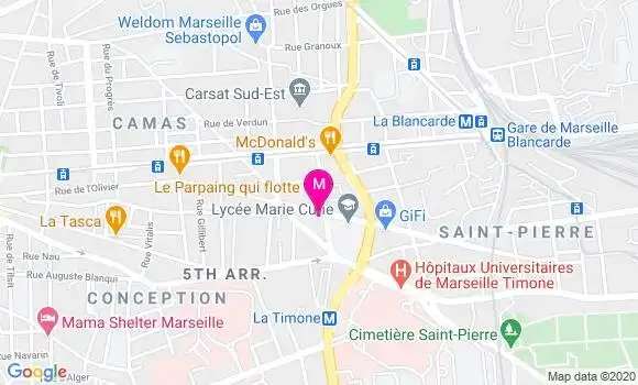 Localisation Dr Mamie Azogui Berdugo