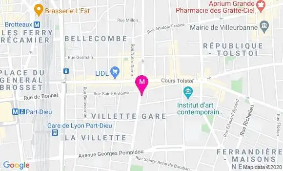 Localisation Dr Nathalie Elbaz Cuoq