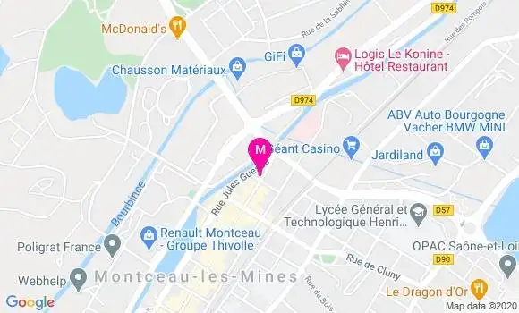 Localisation Dr Françoise Longueville Jaudon