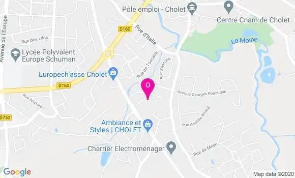 Localisation Claudine Siegrist