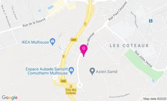 Localisation Flavie Ott