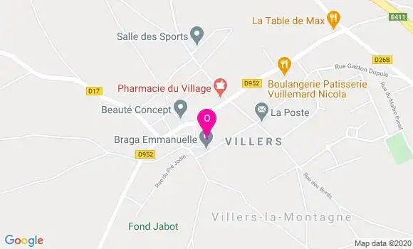 Localisation Emmanuelle Braga