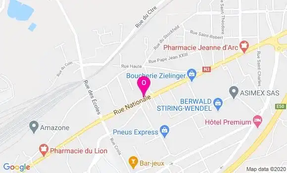 Localisation Milene Lang