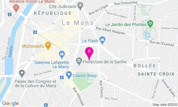 Localisation Julie Pavard