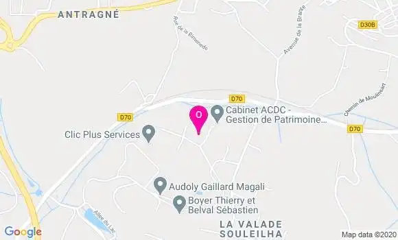 Localisation Michelle Pradines