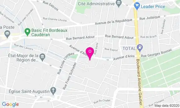 Localisation Lydia Dubosse Houpert