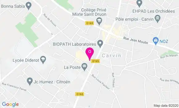 Localisation Nadine Caudrelier