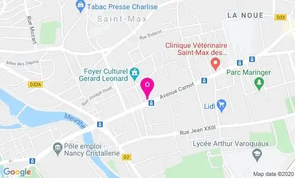 Localisation Virginie Fourment
