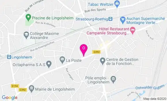 Localisation Lucie Lauffenburger