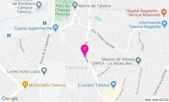 Localisation Pauline Brivet