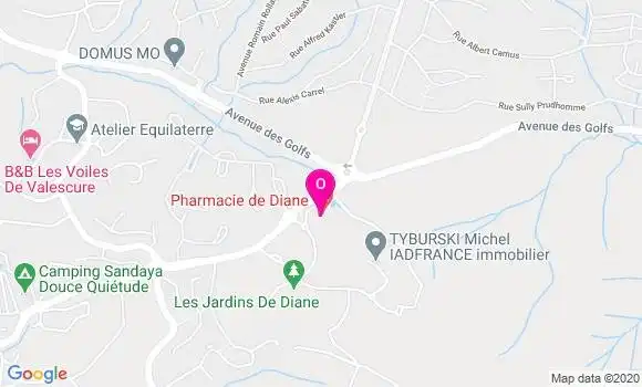 Localisation Brigitte Caizergues