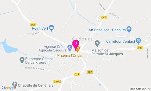 Localisation Emilie De Nale