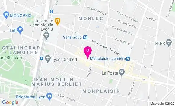 Localisation Elisabeth Bullion