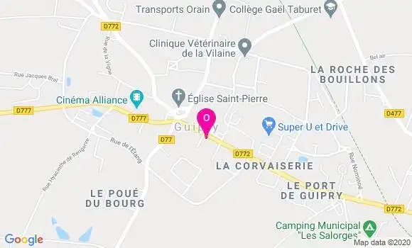 Localisation Tiphaine Le Coq