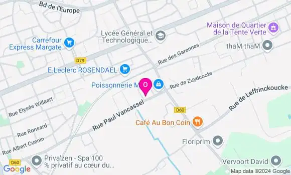 Localisation Manon Dufosse