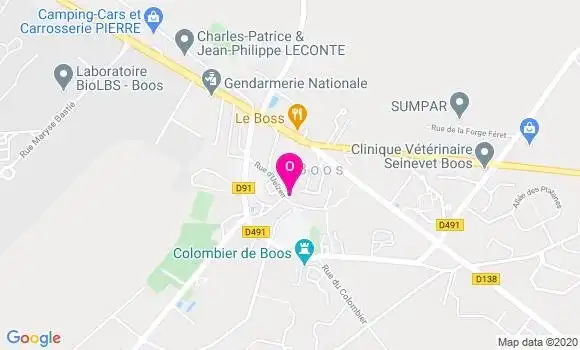 Localisation Lucile Petit