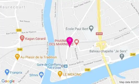 Localisation Sandra Moreau